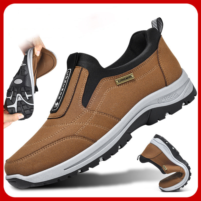 (🔥Hot Sale)Men's Comfortable Waterproof Breathable Orthopedic Walking Shoes Hiking Shoes