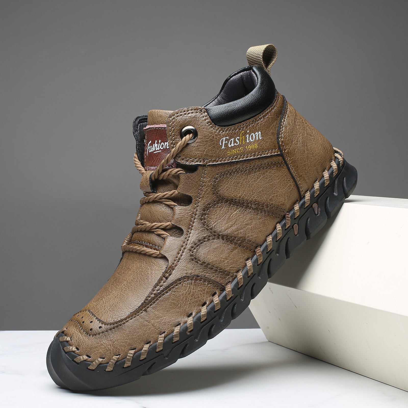 Last Day 60% OFF🔥⏱️New Arrival Promotion⏱️🔥Men's Casual Leather Good Arch Support & Non-slip Outdoor  Breathable Walking Shoes