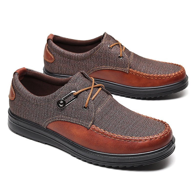 Last Day 60% OFF🔥⏱️New Arrival Deal⏱️🔥Casual Men's Fabric Shoes with Good Arch Support & Non-Slip, Breathable Outdoor-Ready Sole