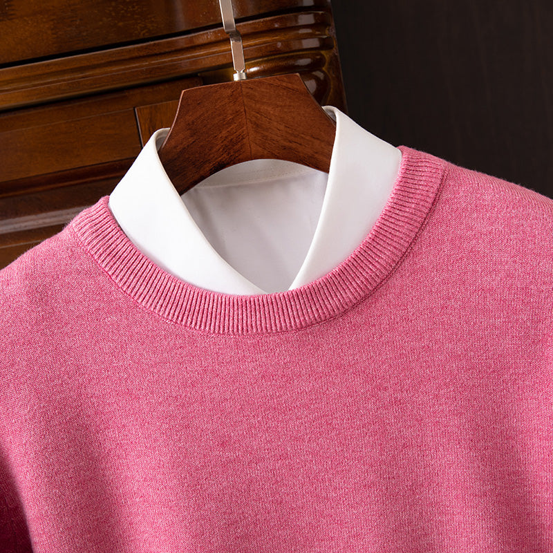 Men's Long Sleeve Cashmere Sweater