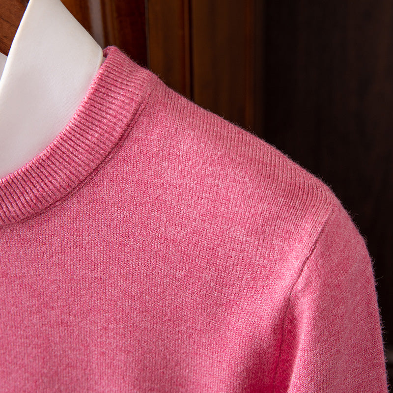 Men's Long Sleeve Cashmere Sweater