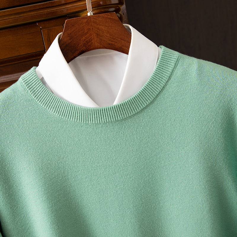 Men's Long Sleeve Cashmere Sweater