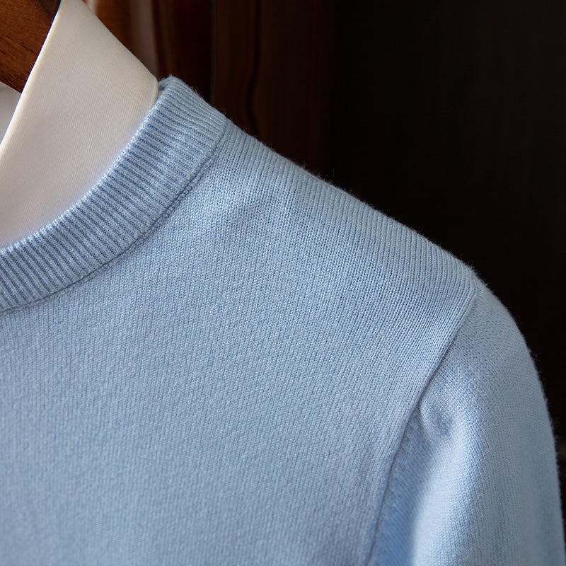 Men's Long Sleeve Cashmere Sweater