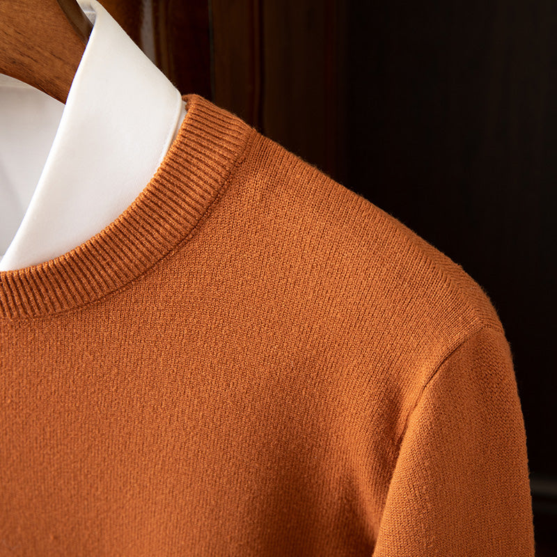 Men's Long Sleeve Cashmere Sweater