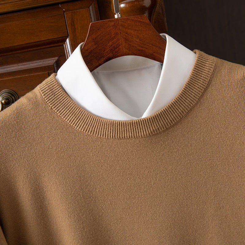 Men's Long Sleeve Cashmere Sweater