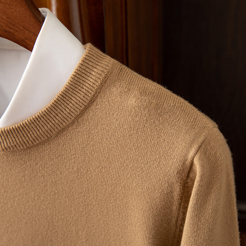 Men's Long Sleeve Cashmere Sweater
