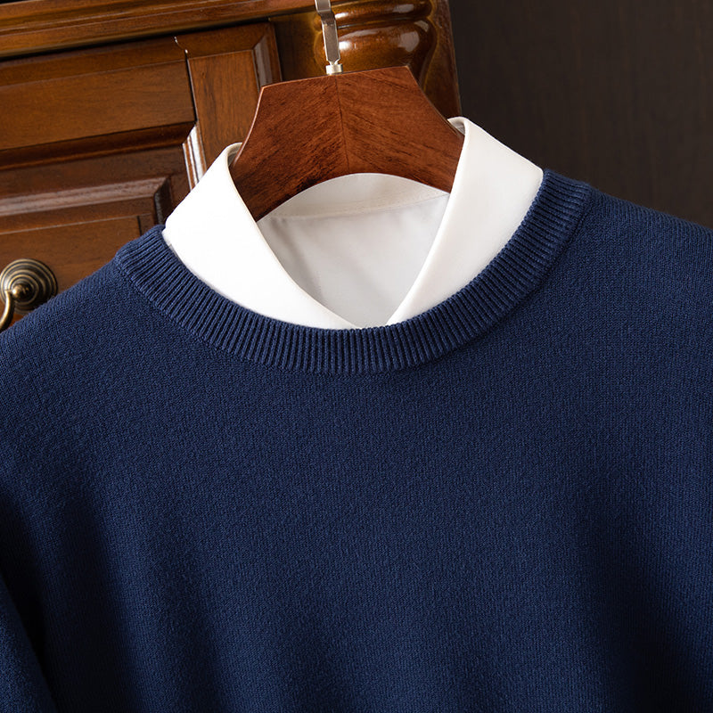 Men's Long Sleeve Cashmere Sweater