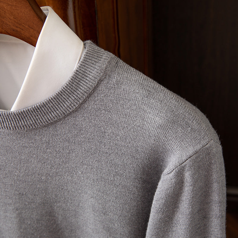 Men's Long Sleeve Cashmere Sweater