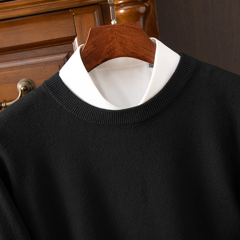 Men's Long Sleeve Cashmere Sweater