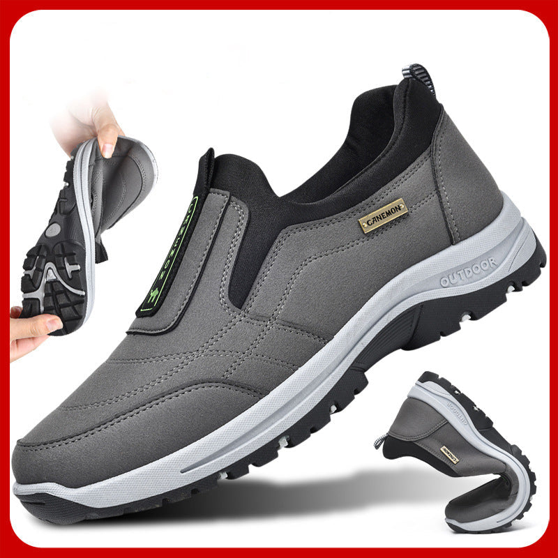 (🔥Hot Sale)Men's Comfortable Waterproof Breathable Orthopedic Walking Shoes Hiking Shoes
