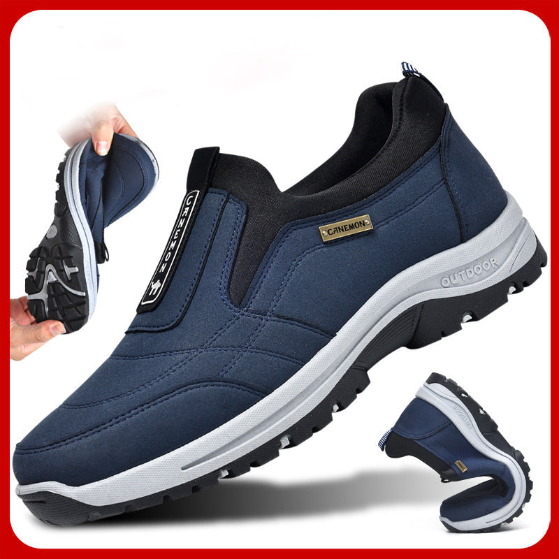 (🔥Hot Sale)Men's Comfortable Waterproof Breathable Orthopedic Walking Shoes Hiking Shoes