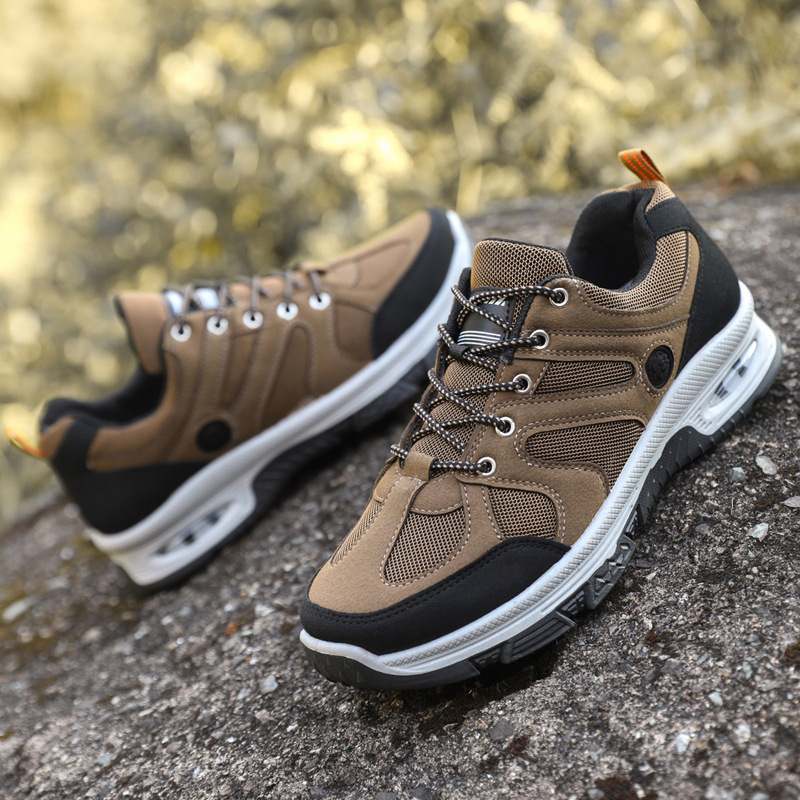 Hiking Shoes Men Waterproof Lightweight Non Slip Work Shoes for Men Outdoor Sports Walking Shoes Casual Sneaker