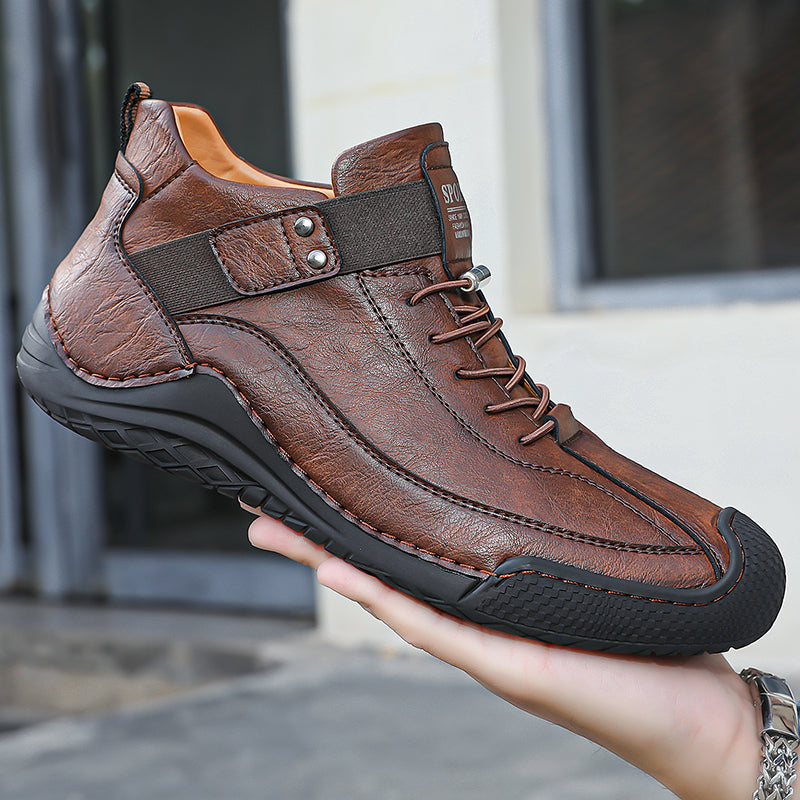LAST DAY! 60% OFF 🔥⏱️ Best - Selling Style ⏱️🔥 Men’s Hand - Stitched Non - Slip Casual Leather Boots | Stylish & Casual