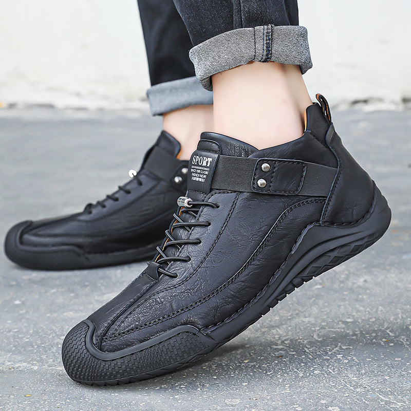 LAST DAY! 60% OFF 🔥⏱️ Best - Selling Style ⏱️🔥 Men’s Hand - Stitched Non - Slip Casual Leather Boots | Stylish & Casual
