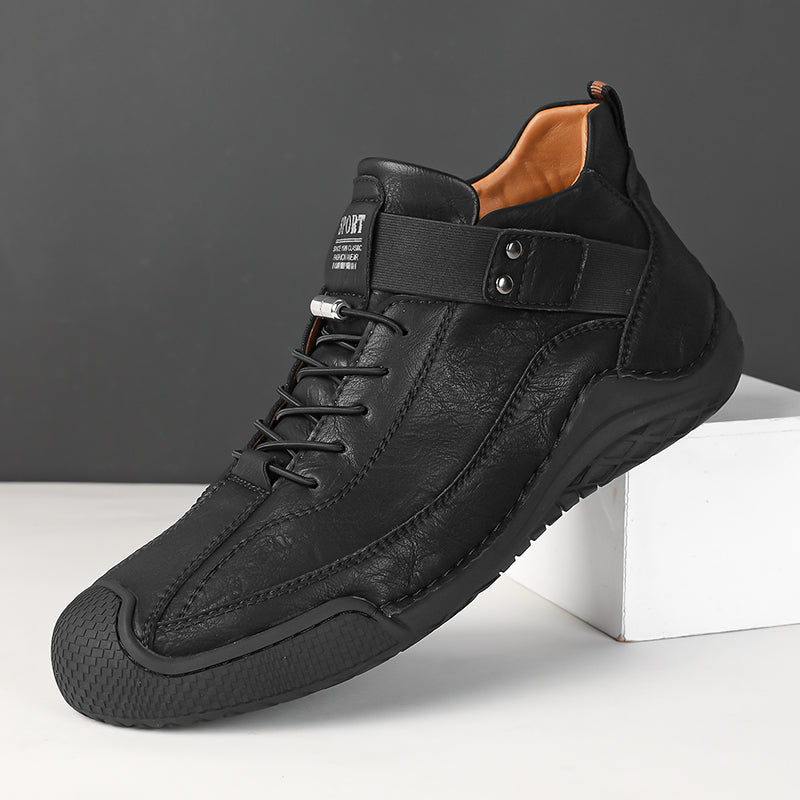 LAST DAY! 60% OFF 🔥⏱️ Best - Selling Style ⏱️🔥 Men’s Hand - Stitched Non - Slip Casual Leather Boots | Stylish & Casual