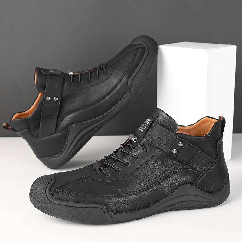 LAST DAY! 60% OFF 🔥⏱️ Best - Selling Style ⏱️🔥 Men’s Hand - Stitched Non - Slip Casual Leather Boots | Stylish & Casual