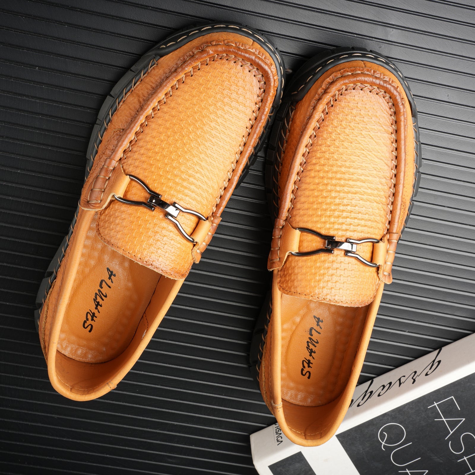 Last Day 60% OFF🔥⏱️Christmas Promotion⏱️🔥Men's genuine calfskin leather Slip-On Loafers