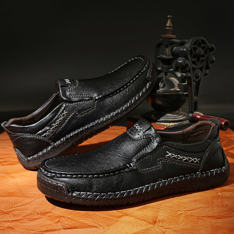 🔥 Last Day 60% OFF ⏱️ New Arrival Promotion ⏱️ Men's ComfortStep Genuine Calfskin Leather Slip-On Loafers