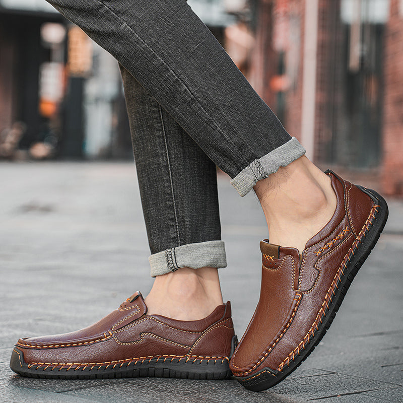 🔥 Last Day 60% OFF ⏱️ New Arrival Promotion ⏱️ Men's ComfortStep Genuine Calfskin Leather Slip-On Loafers
