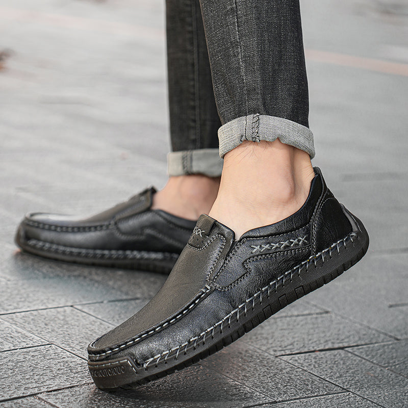 🔥 Last Day 60% OFF ⏱️ New Arrival Promotion ⏱️ Men's ComfortStep Genuine Calfskin Leather Slip-On Loafers