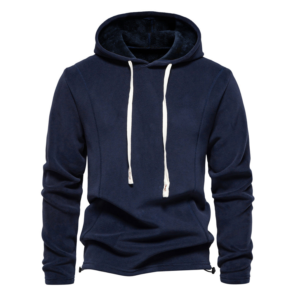 Men's Outdoor Casual Stand Collar Fleece Jacket