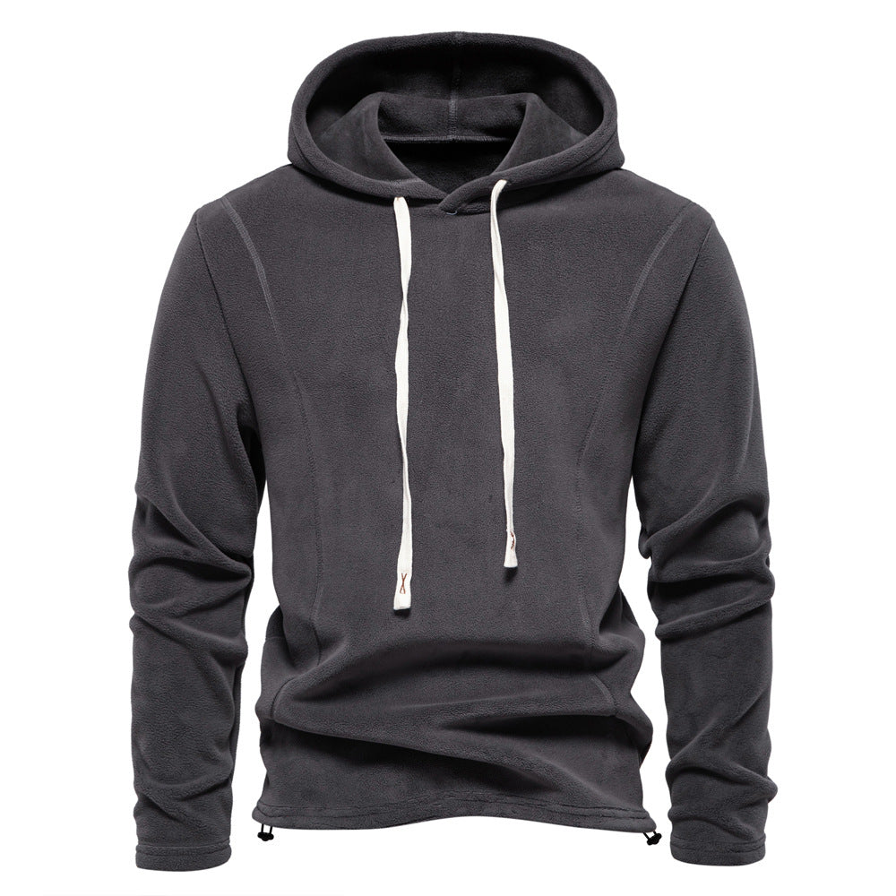Men's Outdoor Casual Stand Collar Fleece Jacket