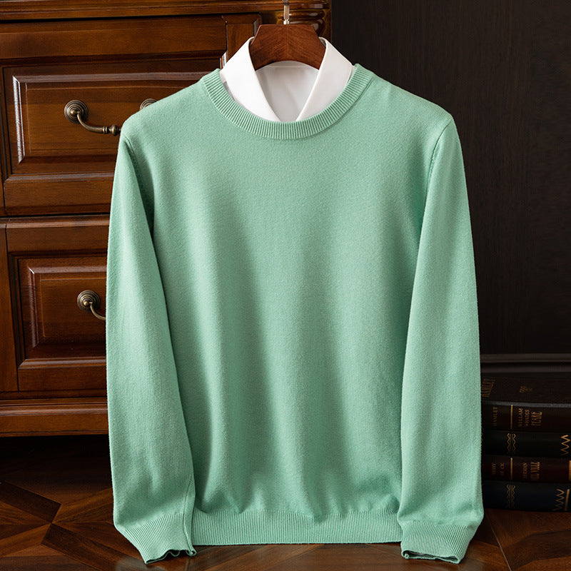 Men's Long Sleeve Cashmere Sweater