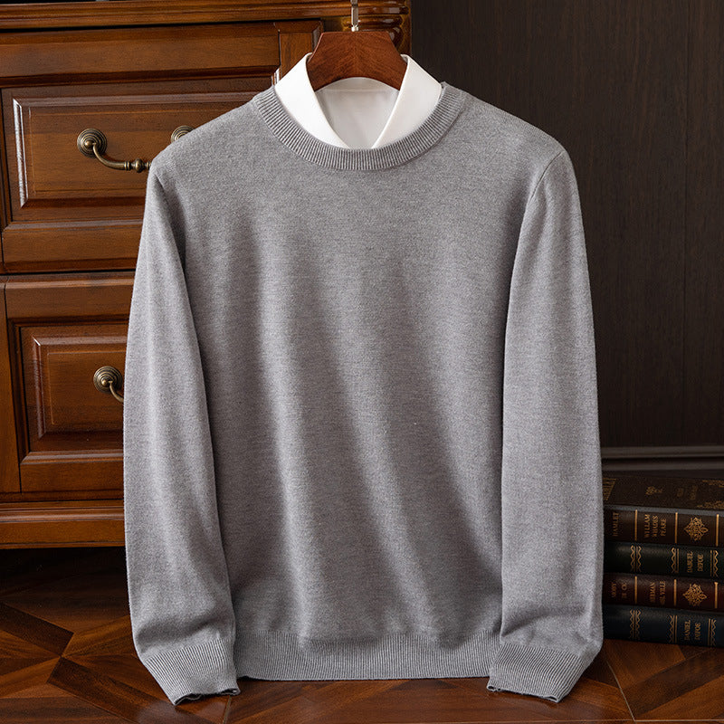 Men's Long Sleeve Cashmere Sweater