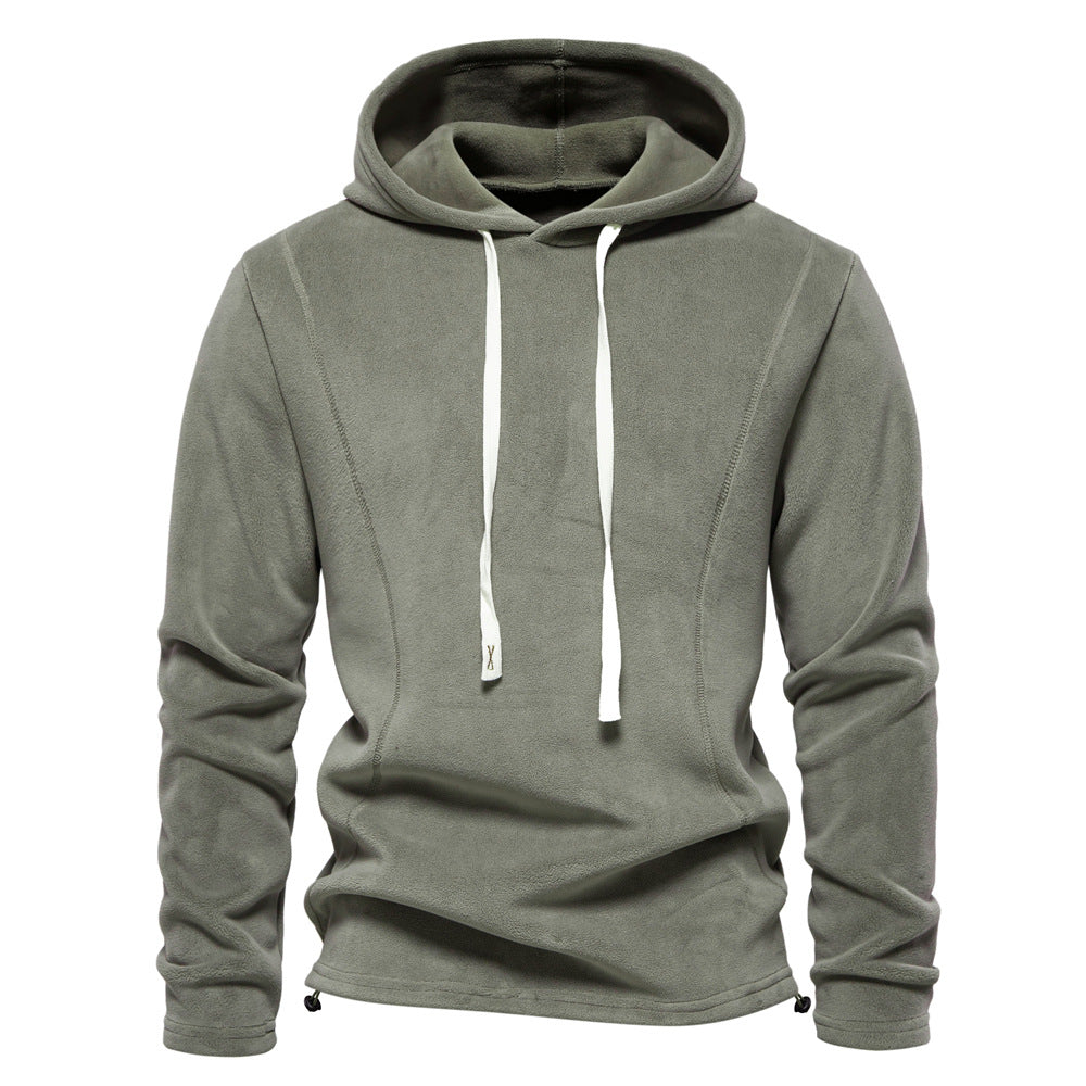 Men's Outdoor Casual Stand Collar Fleece Jacket
