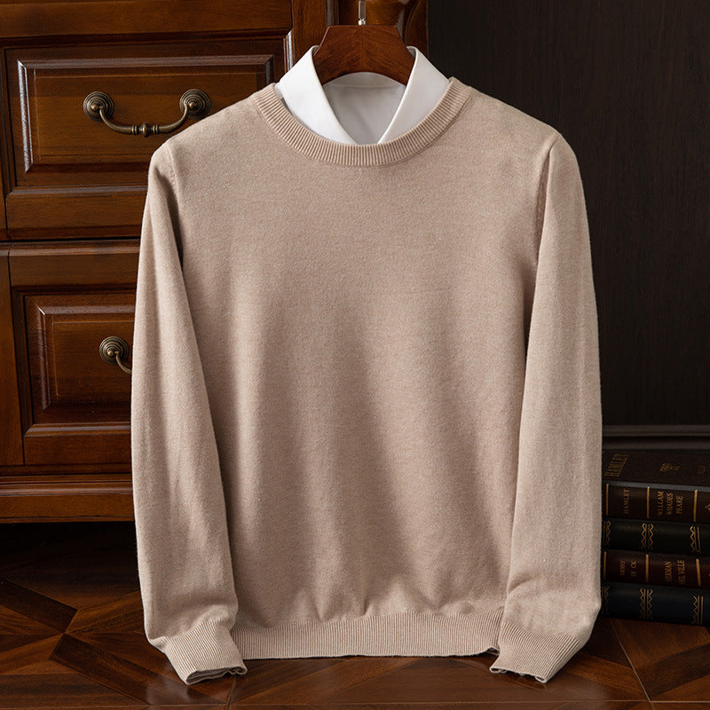 Men's Long Sleeve Cashmere Sweater