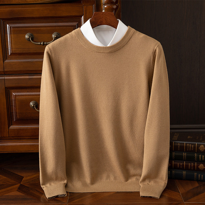 Men's Long Sleeve Cashmere Sweater