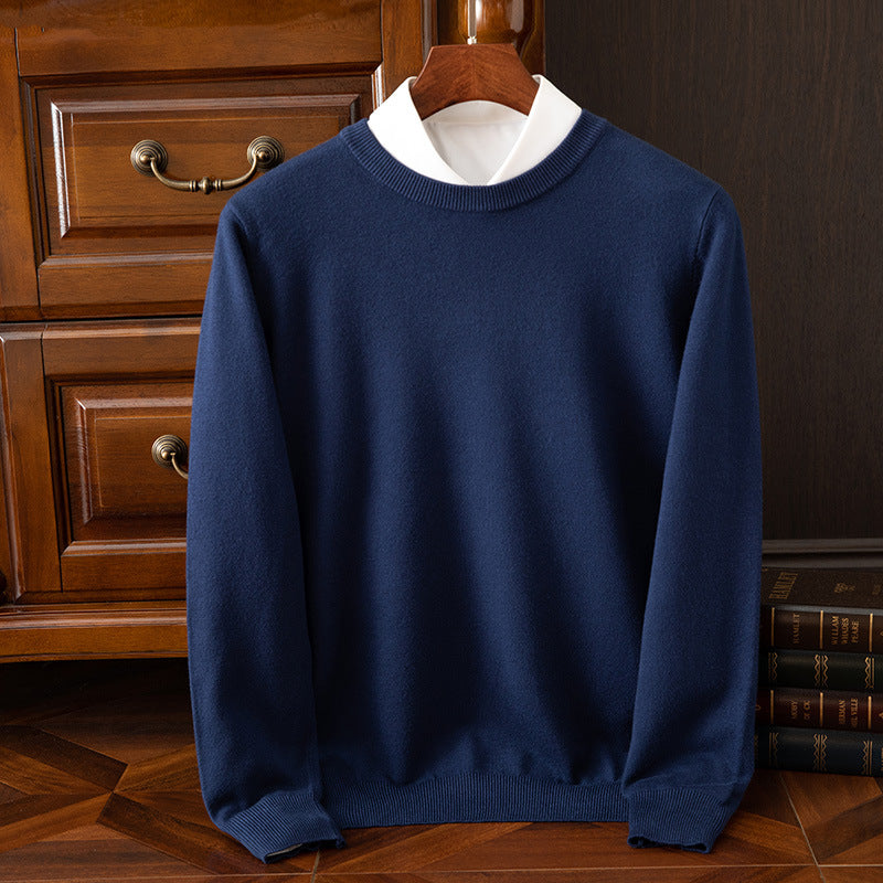Men's Long Sleeve Cashmere Sweater