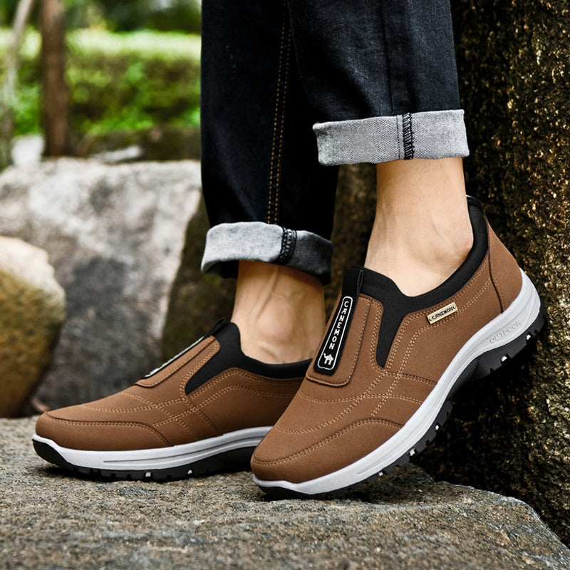 (🔥Hot Sale)Men's Comfortable Waterproof Breathable Orthopedic Walking Shoes Hiking Shoes