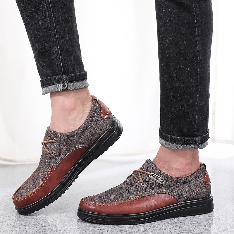 Last Day 60% OFF🔥⏱️New Arrival Deal⏱️🔥Casual Men's Fabric Shoes with Good Arch Support & Non-Slip, Breathable Outdoor-Ready Sole
