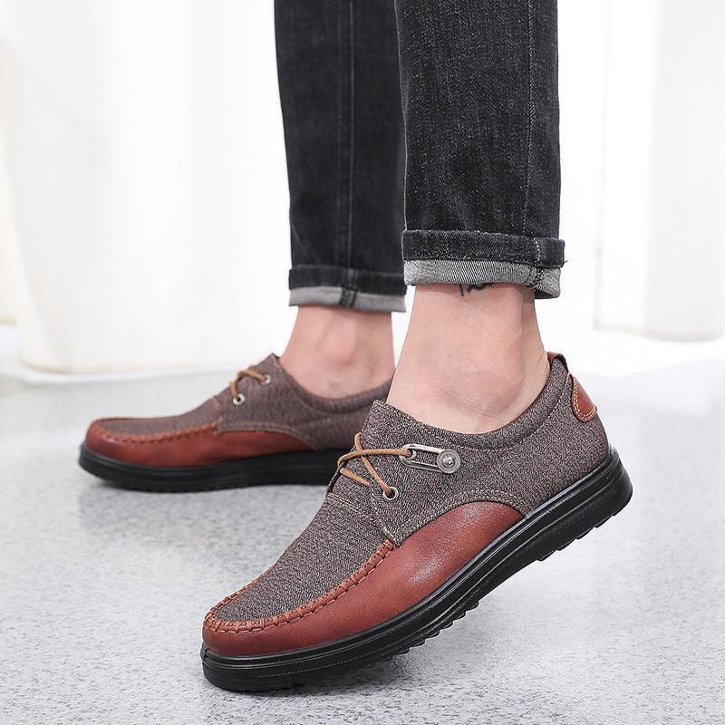 Last Day 60% OFF🔥⏱️New Arrival Deal⏱️🔥Casual Men's Fabric Shoes with Good Arch Support & Non-Slip, Breathable Outdoor-Ready Sole