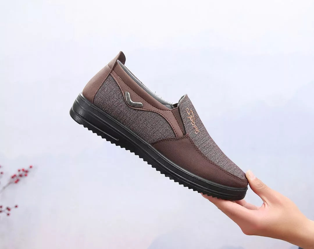 Last Day 60% OFF🔥⏱️New Arrival Deal⏱️🔥Casual Men's Fabric Shoes with Good Arch Support & Non-Slip, Breathable Outdoor-Ready Sole