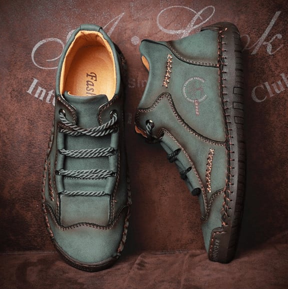 ⏰ Limited Time Deal – 70% Off! Men's & Women’s Vintage Hand-Stitched Comfortable & Soft Leather Shoes