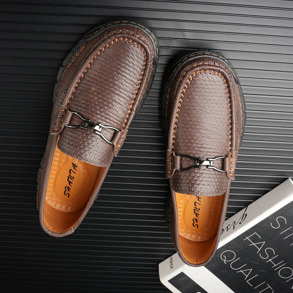 Last Day 60% OFF🔥⏱️Christmas Promotion⏱️🔥Men's genuine calfskin leather Slip-On Loafers