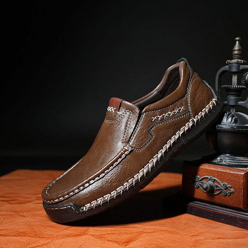 🔥 Last Day 60% OFF ⏱️ New Arrival Promotion ⏱️ Men's ComfortStep Genuine Calfskin Leather Slip-On Loafers