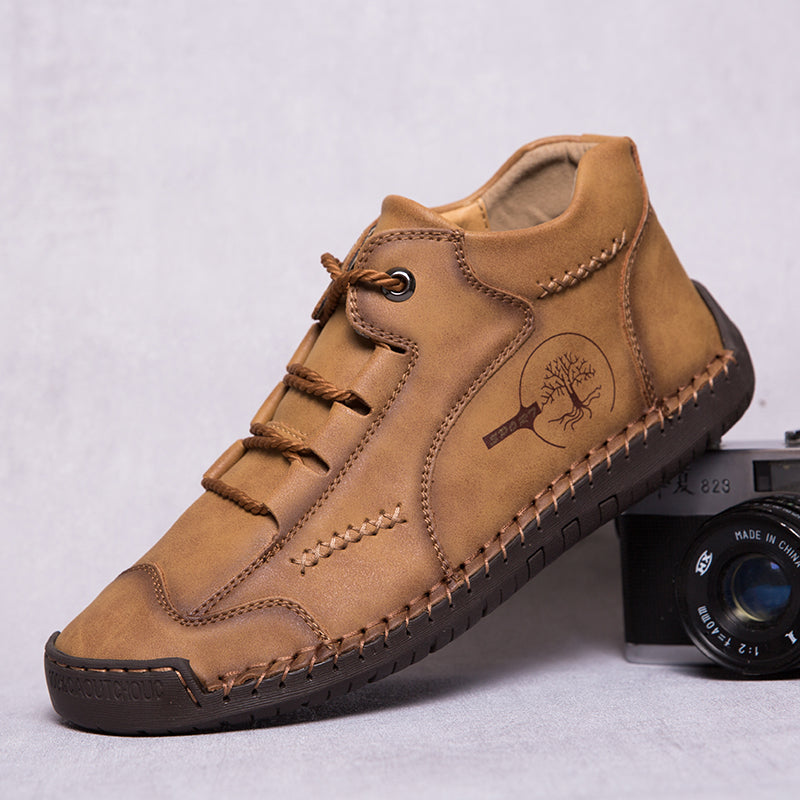 ⏰ Limited Time Deal – 70% Off! Men's & Women’s Vintage Hand-Stitched Comfortable & Soft Leather Shoes