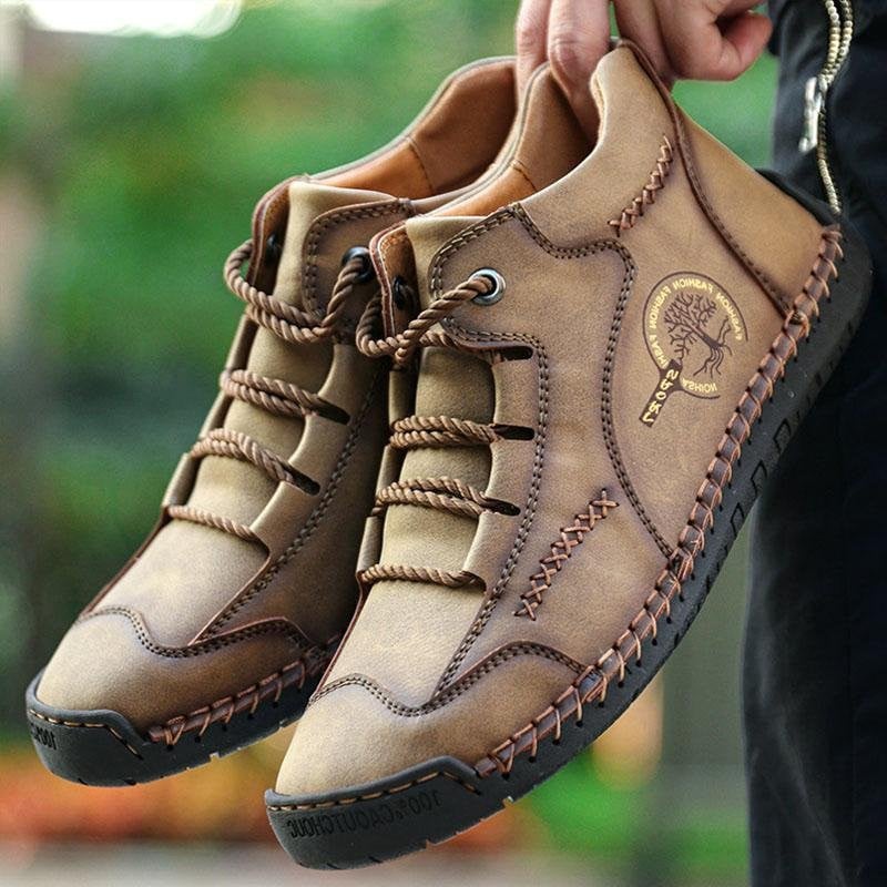 ⏰ Limited Time Deal – 70% Off! Men's & Women’s Vintage Hand-Stitched Comfortable & Soft Leather Shoes