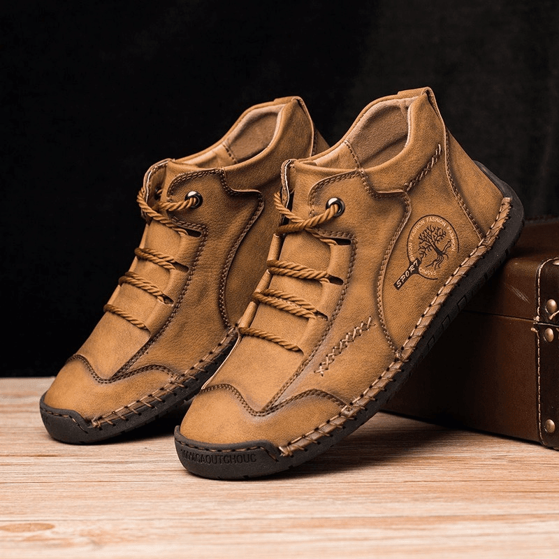 ⏰ Limited Time Deal – 70% Off! Men's & Women’s Vintage Hand-Stitched Comfortable & Soft Leather Shoes